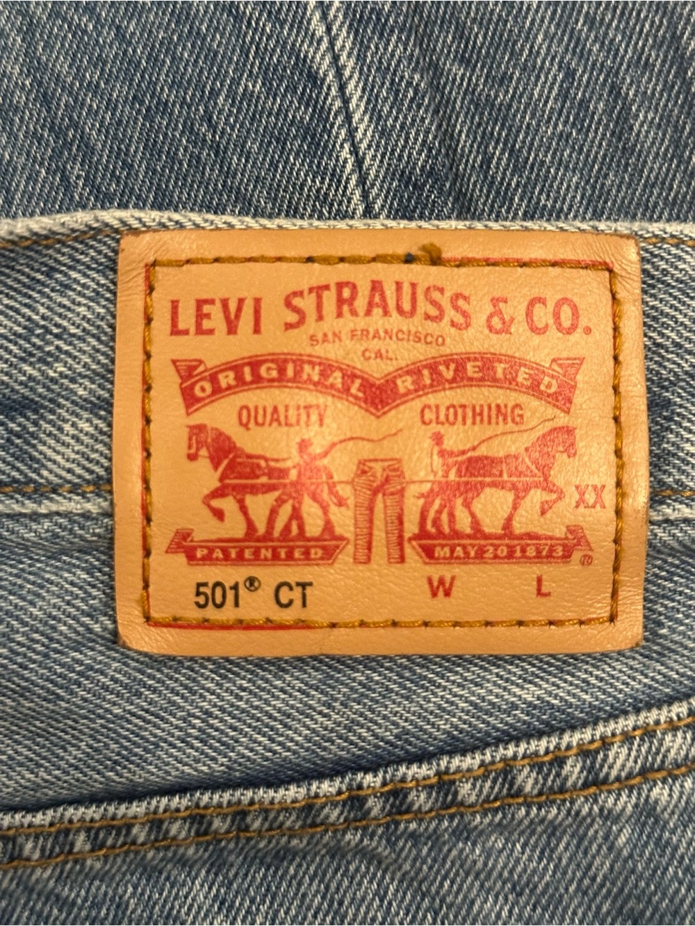 Levi's 501® CT Women’s Light Blue Jeans